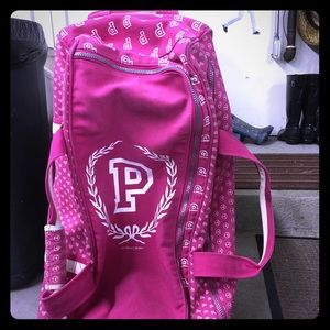 Pink travel bag